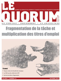 Quorum automne 2014