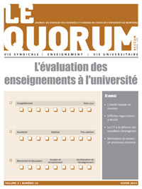 Quorum hiver 2014