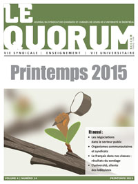Quorum printemps 2015